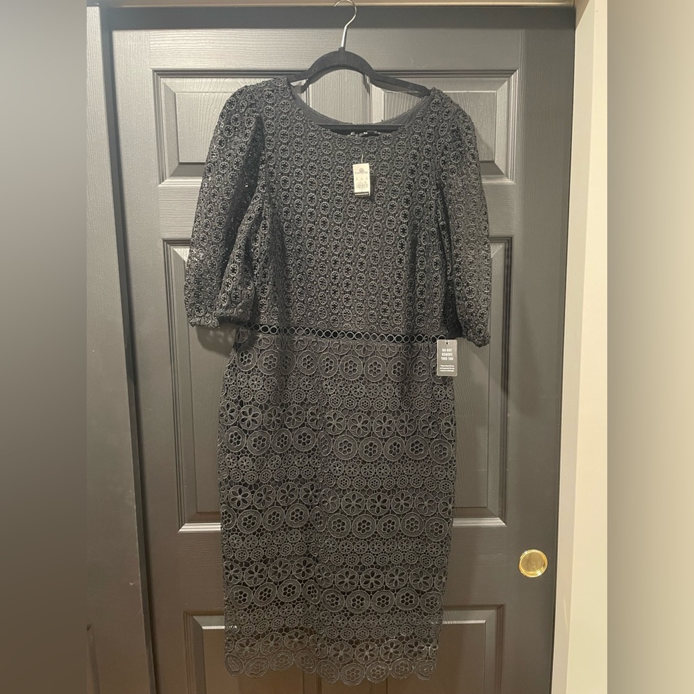 Express Black Lace Dress